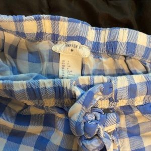 forever 21 plaid pajamas shorts
